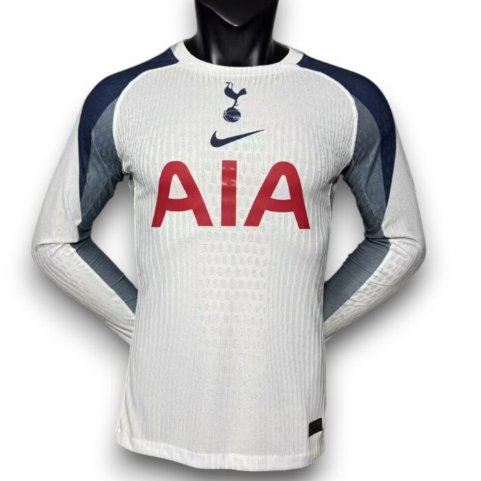 Tottenham Home Long Sleeve Shirt 2025 2026 - Version Player