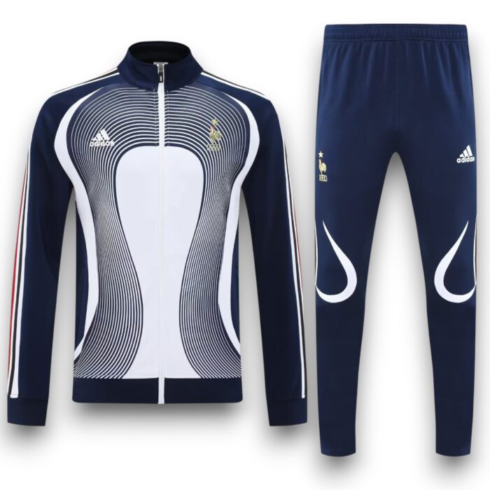 France Home Retro Tracksuit 2025 2026 - Zip